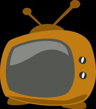 Cartoon TV Clip Art N22