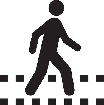 Pedestrian Safety Clip Art N8