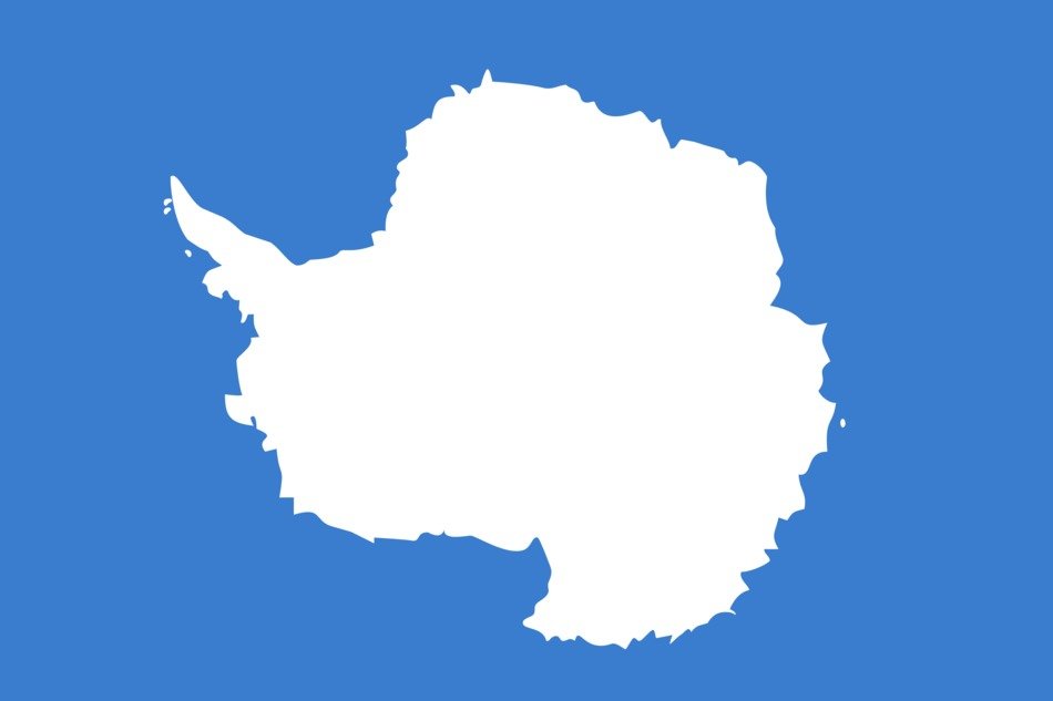 Antarctica Flag drawing