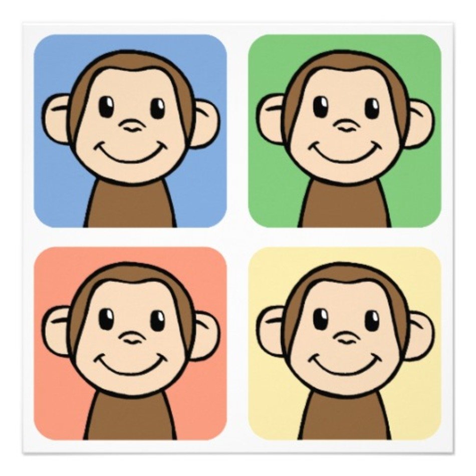 Cartoon Monkey Clip Art N93