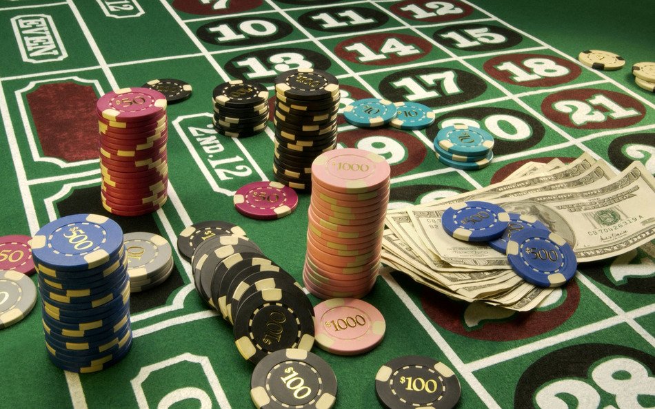 Playing in the casino