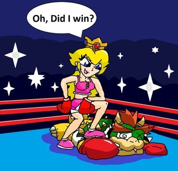 Bowser And Princess Peach Vs Daisy
