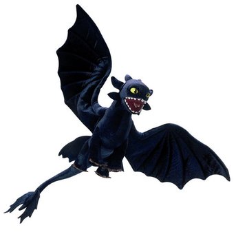 Peluche Furie Nocturne Dragons Dreamworks 62 Cm