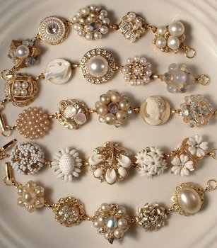 Bracelets Made From Vintage Earrings
