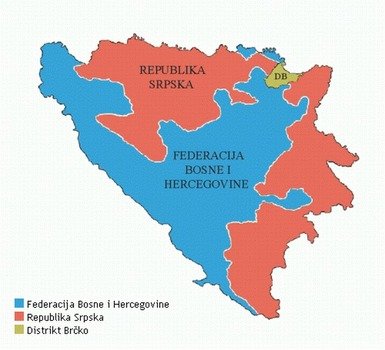Bosnia And Herzegovina On Map