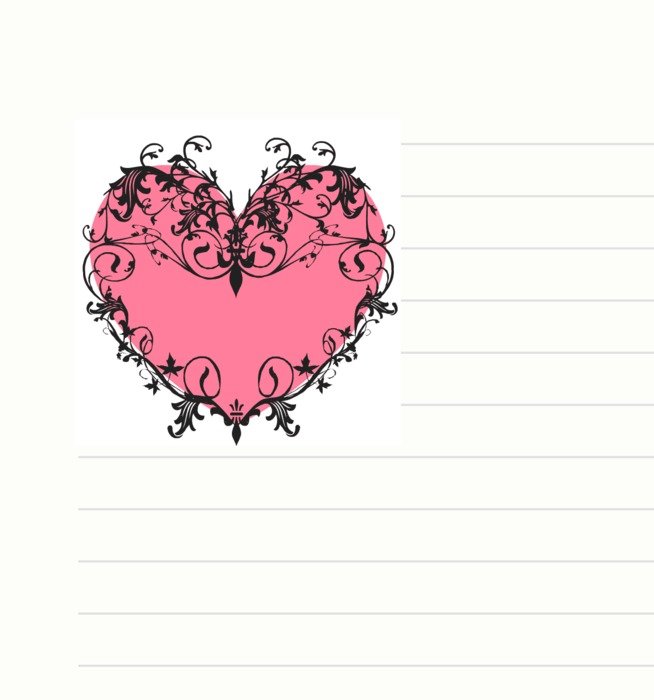 Free Printable Heart Paper