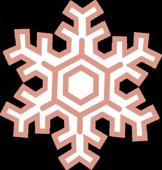 Snow Flake Clip Art N4