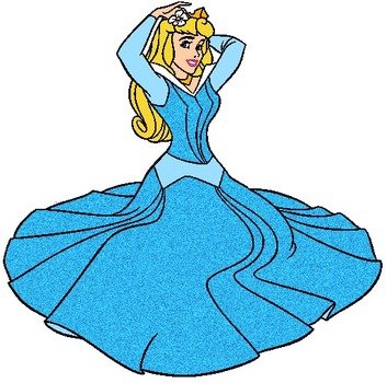 Sleeping Beauty Clip Art N32