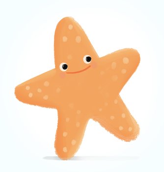 Cartoon Starfish N11