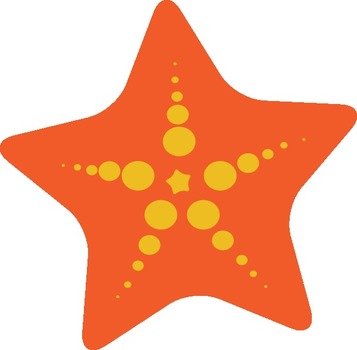 Cartoon Starfish Clip Art N21