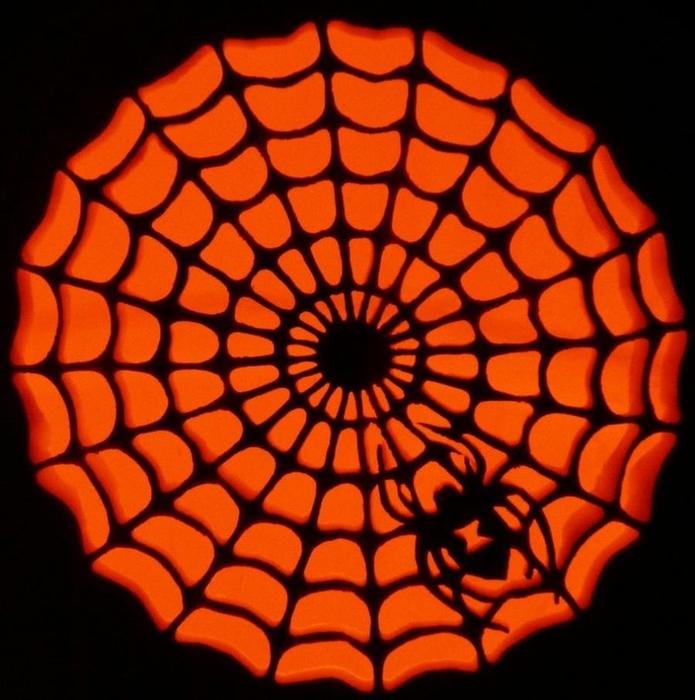Spider Web Pumpkin Carving Patterns