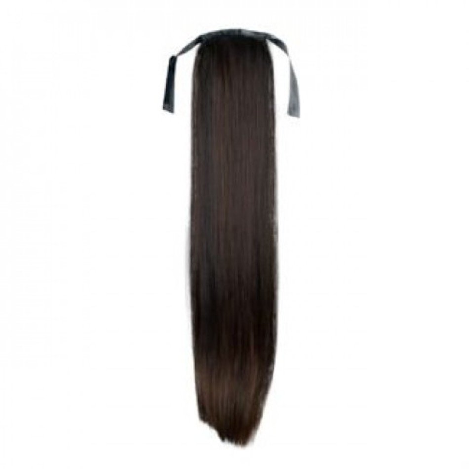 Synthetische Paardenstaart Extensions Stijl 2 Donkerbruin