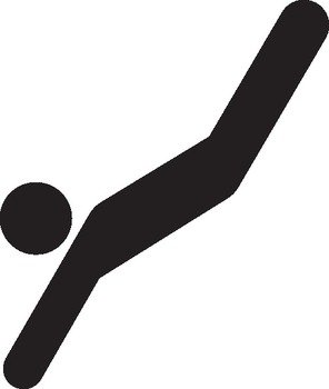 Diver Silhouette Clip Art N2