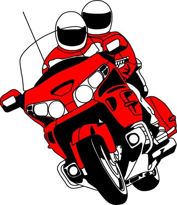 Goldwing Motorcycle Clip Art