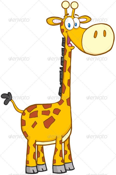 Cartoon Giraffe N13