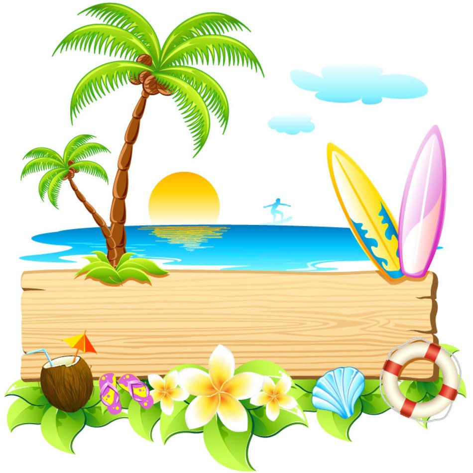 Summer Beach Clip Art N37