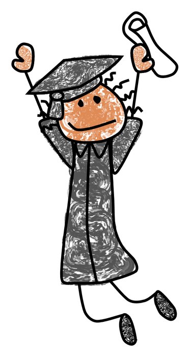 Stick Figure Graduation Clip Art N2