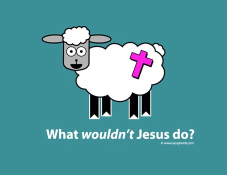 Sassy Lamb Cute Christian T Shirts