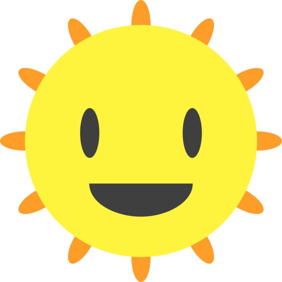 Happy Sun Cartoon N8