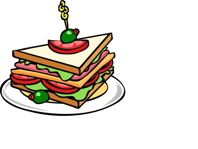 Picnic Table Clip Art Food N2