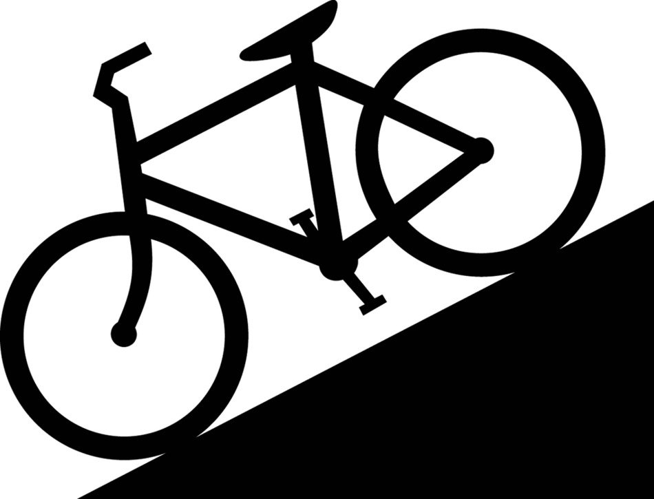 Bicycle Silhouette Clip Art N19