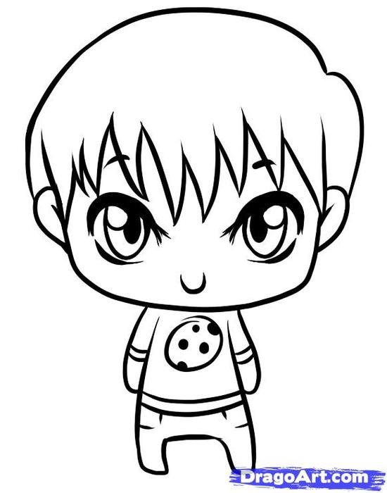 Little Boy Drawing N2