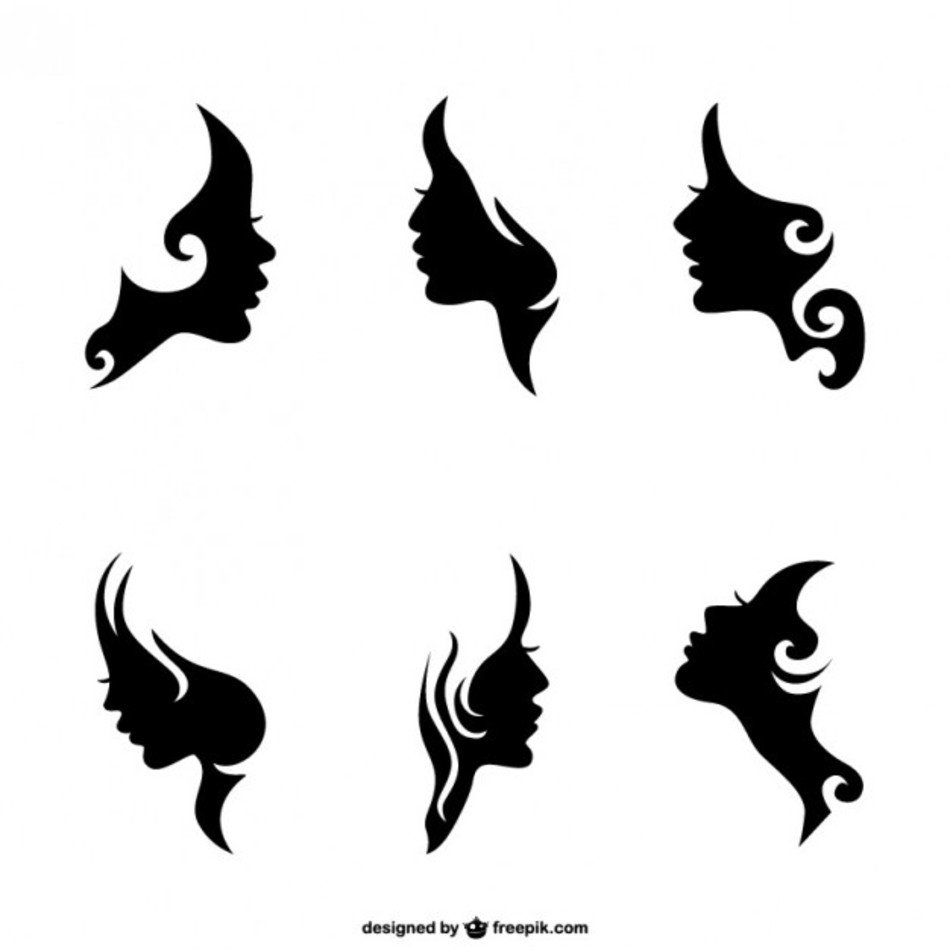 Silhouette Face Women N2
