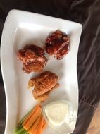 spicy bbq wings