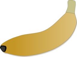 graphic image of a ripe banana