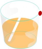 juice glass cup drawing