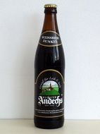 andechser weissbier dark beer bottle