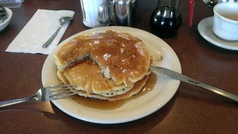 pancakes for a delicious breakfast