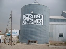 photo of the silo