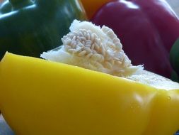 closeup shoot of a paprika