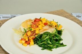 fish and tomato