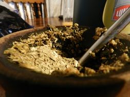 healthy drink of Yerba Mate