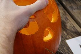 diy pumpkin ghost