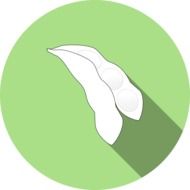 drawing of soy beans as a icon