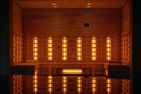 infrared sauna in a expensive spa