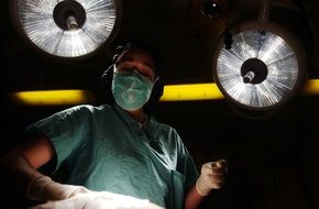 surgeon doing a medical operation treatment