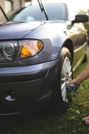 car wheels cleaning