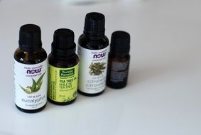 bottled essential oils