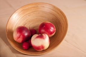 fruits and vegetables in a bowl