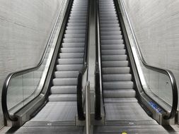 empty escalator