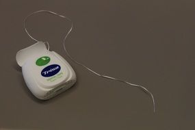 White dental floss