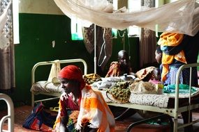 poor people in hospital, burundi