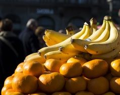 bananas and mandarins