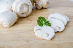 sliced champignon