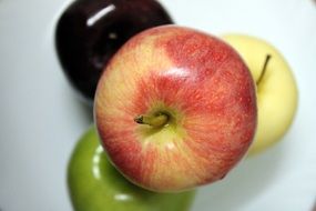 fresh red apple fruit