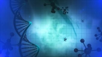 microbiology cell gene drawing